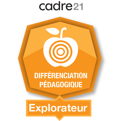 Différenciation pédagogique 1 - Explorateur badge émis à marie.murphy@iesi.in