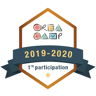 CréaCamp 1re participation 2019-2020